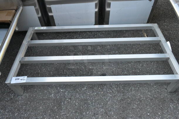 BRAND NEW SCRATCH AND DENT! Regency 600DUN24488 48" x 24" x 8" Aluminum Dunnage Rack - 1780 lb. Capacity - Image 2 of 4