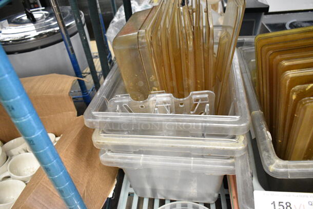 ALL ONE MONEY! Lot of Poly Bins and Lids.  - Image 6 of 7