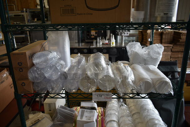 ALL ONE MONEY! Two Tier Lot of Various Items Including Lids and Cups - Image 3 of 5