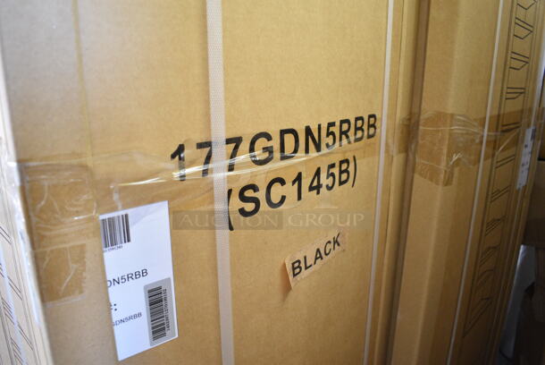 BRAND NEW IN BOX! Galaxy 177GDN5RBB Metal Commercial Single Door Reach In Cooler Merchandiser w/ Poly Coated Racks and LED Lighting. 110-120 Volts, 1 Phase. - Image 3 of 3