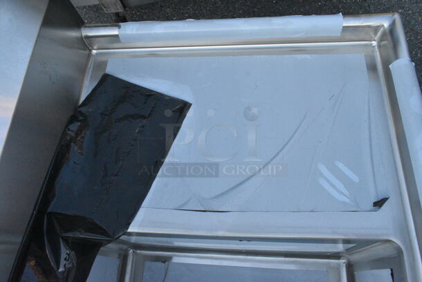 BRAND NEW SCRATCH AND DENT! Regency 600S21824218 Stainless Steel Commercial 2 Bay Sink w/ Dual Drain Boards. No Legs. Bays 18x24. Drain Boards 16.5x26 - Image 4 of 8