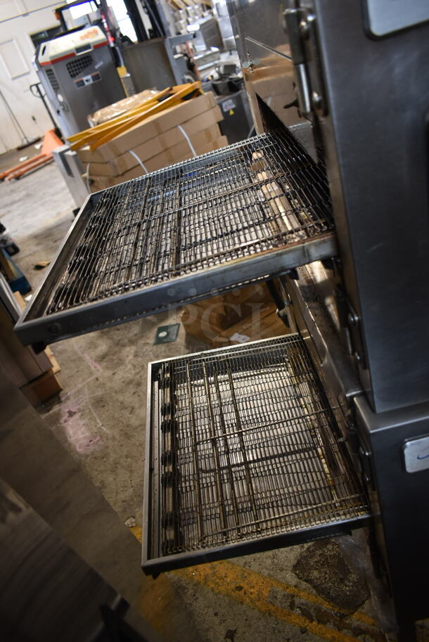 2 2015 Lincoln Impinger 1132-002-U-K1841 Stainless Steel Commercial Electric Powered Conveyor Pizza Oven on Commercial Casters. 208 Volts, 3 Phase. 2 Times Your Bid! - Image 7 of 9