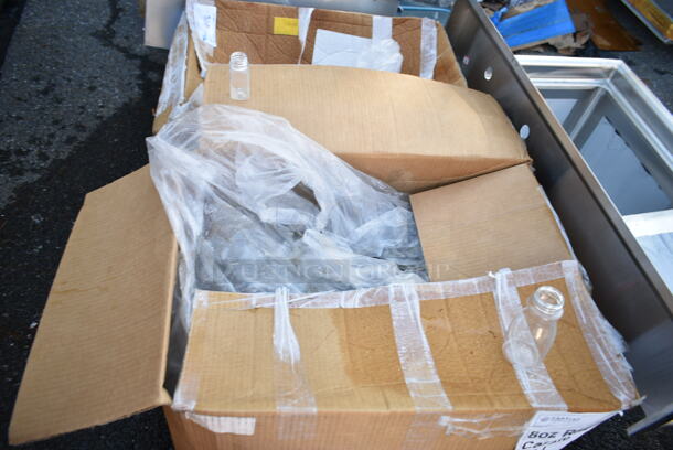 2 BRAND NEW SCRATCH AND DENT! Boxes of Clear Poly Bottles. 2 Times Your Bid! - Image 1 of 7