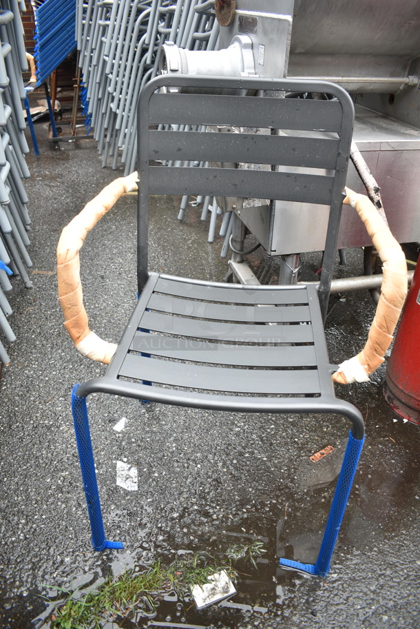 25 BRAND NEW! BFM Seating Vista Outdoor / Indoor Stackable Chair w/ Arm Rests. 25 Times Your Bid! - Image 3 of 4