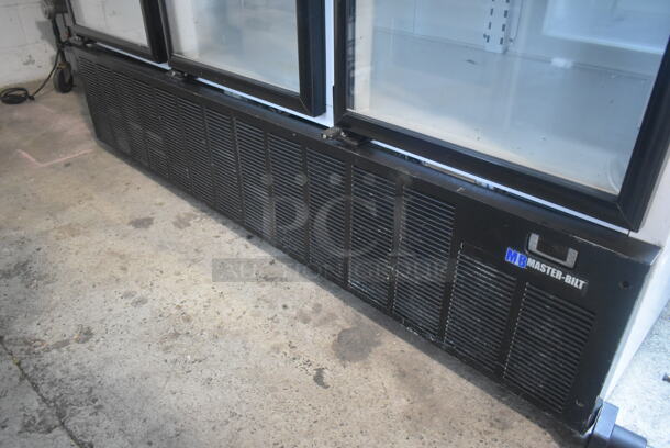 Master-Bilt BLG-74HDA Metal Commercial 3 Door Reach In Freezer Merchandiser w/ Poly Coated Racks. 208-230 Volts, 1 Phase. Tested and Working! - Image 7 of 8