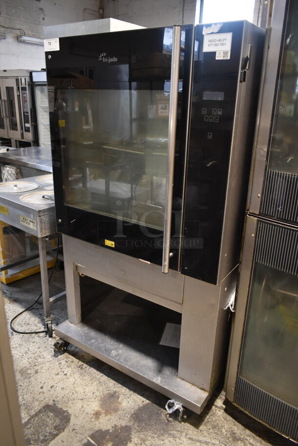 Fri-jado TDR 7-P Stainless Steel Commercial Electric Powered Rotisserie Oven w/ Under Shelf on Commercial Casters. 208 Volts, 3 Phase. - Image 1 of 5