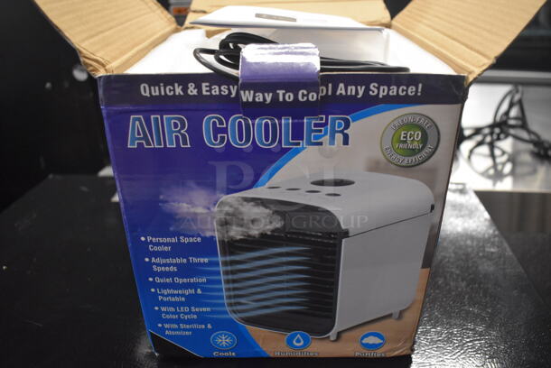 BRAND NEW IN BOX! Air Cooler Personal Space Cooler. 7x7x8