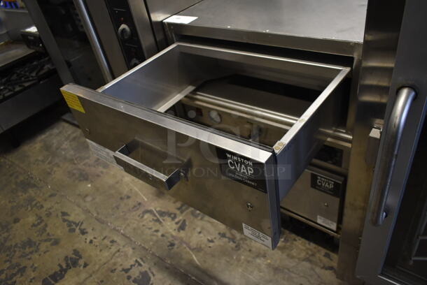 2 Winston HB35DIGE Stainless Steel Commercial Single Drawer Warming Drawers. 120 Volts, 1 Phase. 2 Times Your Bid! Tested and Working! - Image 3 of 6