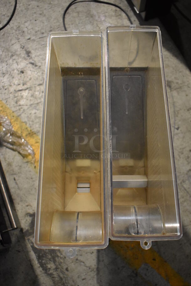 2011 Bunn MHG Stainless Steel Commercial Countertop 2 Hopper Coffee Bean Grinder w/ Metal Brew Basket. 120 Volts, 1 Phase. Tested and Does Not Power On - Image 4 of 6