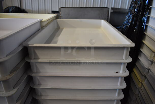 Pallet Lot of 60 White Poly Dough Bins. 18x26x3. 60 Times Your Bid!  - Image 3 of 5