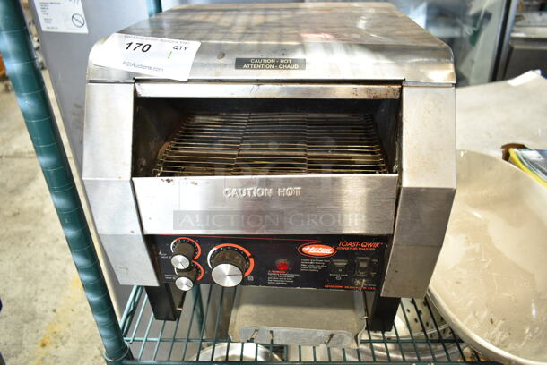 Hatco TQ-400H Stainless Steel Commercial Countertop Conveyor Toaster Oven. 208 Volts, 1 Phase. - Item #1115715