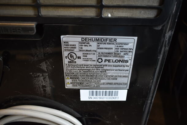 Pelonis PAD50P1ABL 50 Pint Dehumidifier. 115 Volts, 1 Phase. - Image 5 of 5