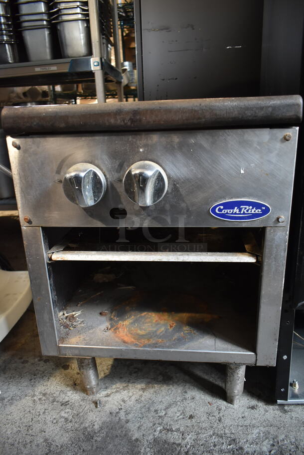 Cook Rite ATSP-18 Stainless Steel Commercial Countertop Natural Gas Powered Single Burner Stock Pot Range. - Image 5 of 9