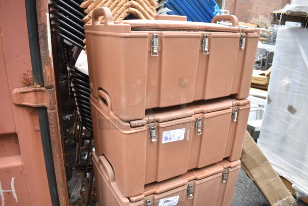 2 Continental SiLite NPC180 Tan Poly Insulated Catering Bin. 2 Times Your Bid! - Image 3 of 6