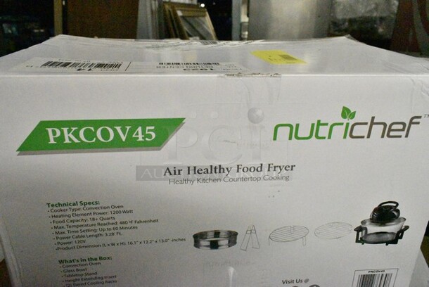 2 BRAND NEW IN BOX! Nutrichef PKCOV45 Convection Oven Cooker. 2 Times Your Bid!  - Image 5 of 8