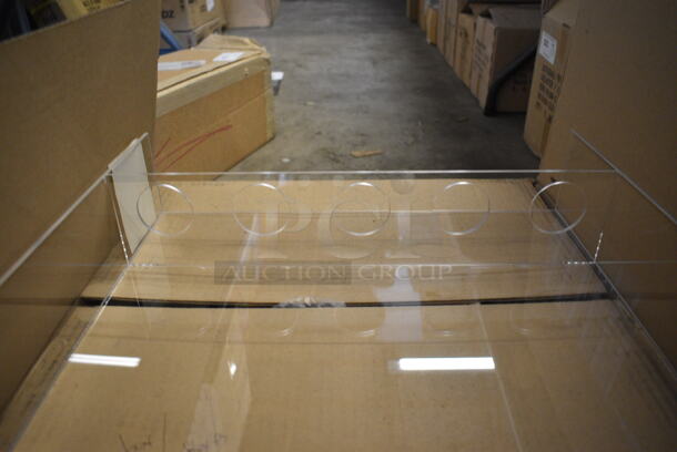 3 BRAND NEW IN BOX! Clear Poly Ice Cream Cone Holders. 19x4x16. 3 Times Your Bid! - Image 3 of 3