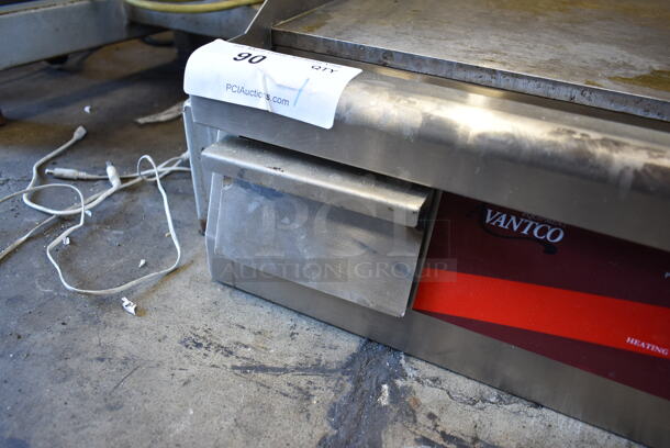 Avantco Stainless Steel Commercial Countertop Electric Powered Flat Top Griddle w/ Thermostatic Controls. 240 Volts. - Image 4 of 7