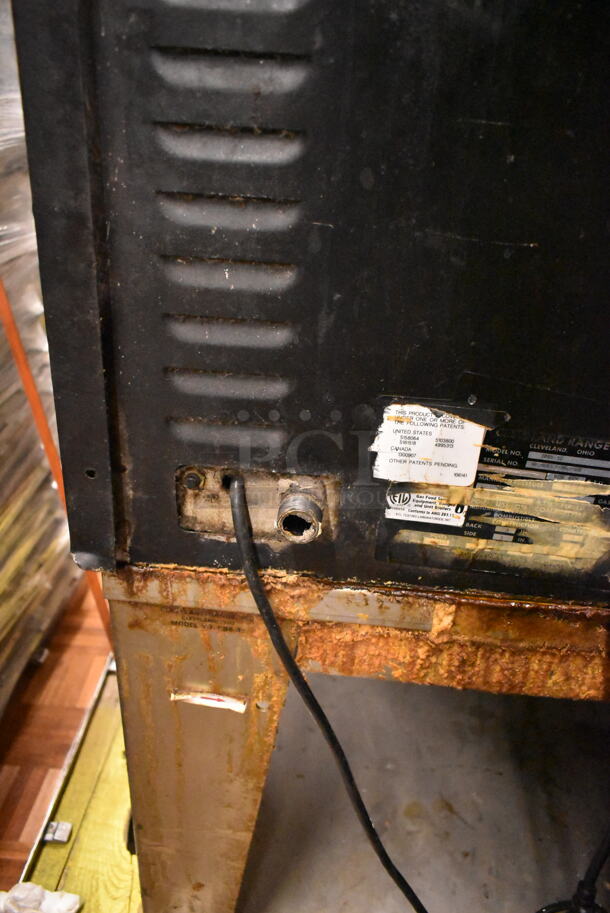 Cleveland BMR-32 Stainless Steel Commercial Natural Gas Powered Rotisserie Oven w/ Skewers on 2 Door Cabinet. 45,000-60,000 BTU. - Image 4 of 5