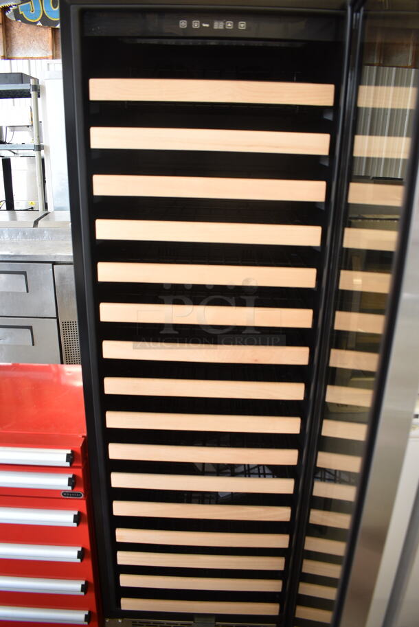 BRAND NEW SCRATCH AND DENT! Whynter BWR-1662SD 166 Bottle Built-in Stainless Steel Compressor Wine Refrigerator Merchandiser. 115 Volts, 1 Phase. Tested and Working! - Image 4 of 5