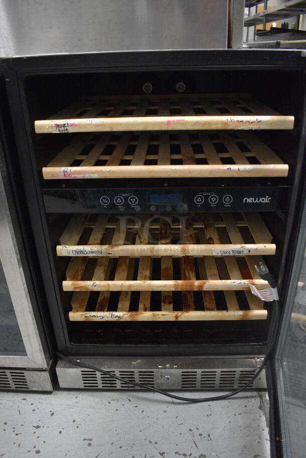 Newair AWR-460DB Metal Commercial Wine Chiller Merchandiser. 115 Volts, 1 Phase. 23.5x24x33. Item Was in Working Condition on Last Day of Business. (kitchen) - Image 4 of 5