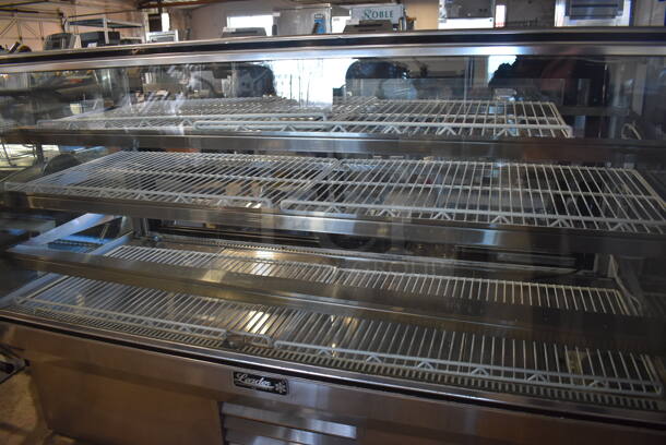 2013 Leader HBK77S/C Stainless Steel Commercial Floor Style Refrigerated Display Case Merchandiser. 120 Volts, 1 Phase. 78x32x53. Cannot Test - Unit Needs New Plug Head - Image 4 of 7