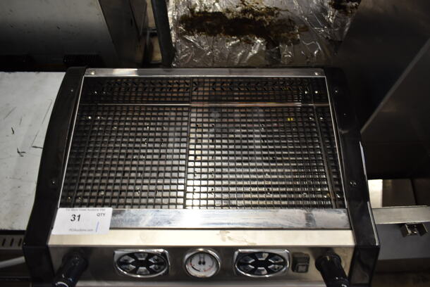 2021 Royal JG2GCE Stainless Steel Commercial Countertop 2 Group Espresso Machine w/ 2 Portafilters and 2 Steam Wands. 220 Volts, 1 Phase.  - Image 2 of 7