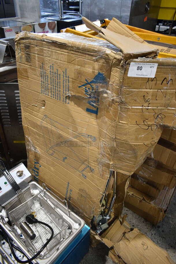 BRAND NEW IN BOX! Lavex 274LCXFMETAL Metal Laundry Cart. - Image 2 of 4