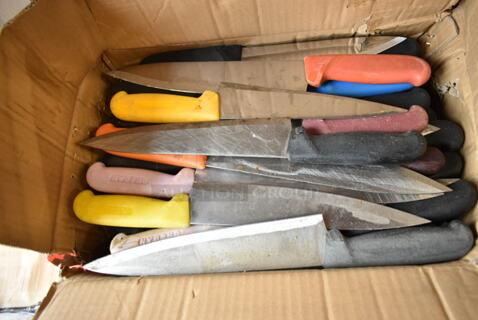 50 SHARPENED Stainless Steel Knives Including Chef Knives. 50 Times Your Bid! 