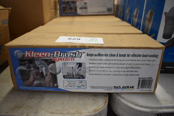7 BRAND NEW IN BOX! San Jamar Kleen Brush Systems. 7 Times Your Bid!