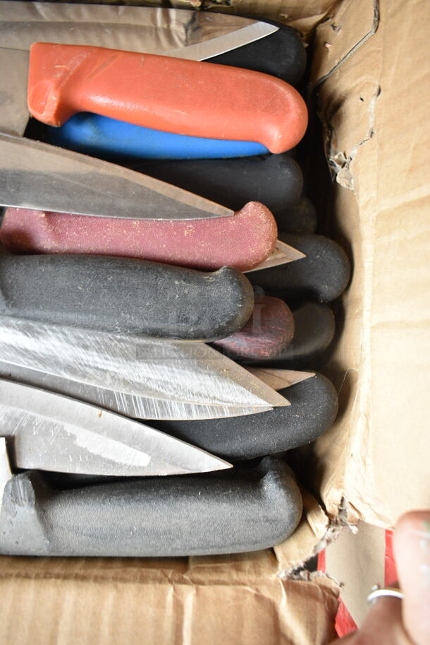 50 SHARPENED Stainless Steel Knives Including Chef Knives. 50 Times Your Bid!  - Image 2 of 8