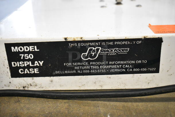 J&J Snack Foods 750 Metal Commercial Countertop Heated Merchandiser Display Case. Tested and Working! - Image 4 of 4