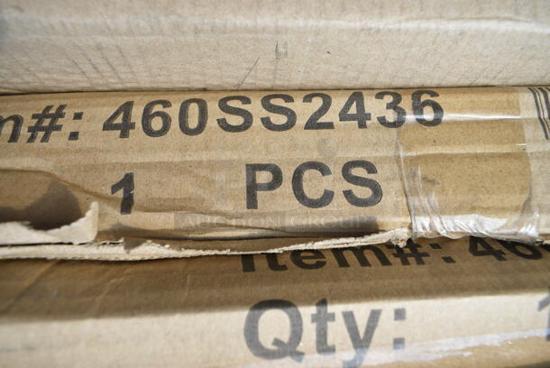 2 BRAND NEW SCRATCH AND DENT! Regency 460SS2436 Spec Line 24" x 36" NSF Stainless Steel Solid Shelf. 2 Times Your Bid! - Image 2 of 3
