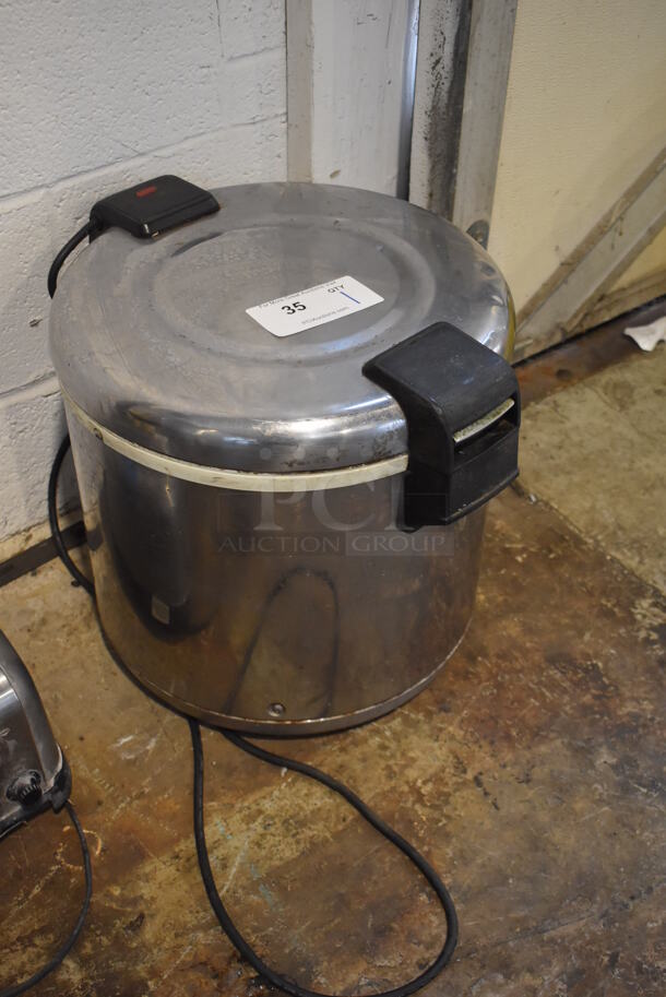 Thunder Group SEJ-22000 Stainless Steel Countertop Rice Warmer. 115 Volts, 1 Phase. Tested and Working! - Image 2 of 6