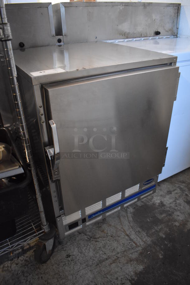 Follett REF5 Stainless Steel Commercial Undercounter Single Door Cooler. 115 Volts, 1 Phase. 24x28x34. Tested and Working! - Image 2 of 6