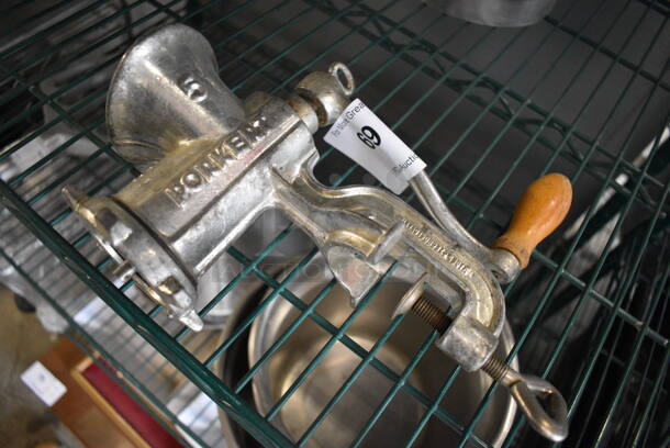 Porkent Metal Commercial Mounted Manual Grinder. 4x8.5x10 - Image 4 of 4