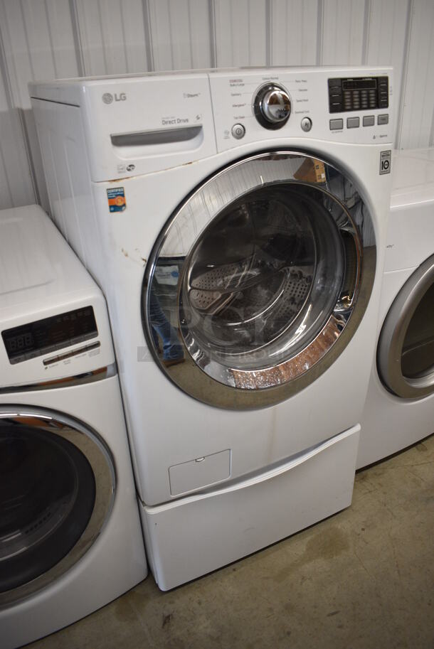 LG Model WM3370HWA Front Load Washer. 120 Volts, 1 Phase. 27x30x53 - Image 3 of 8