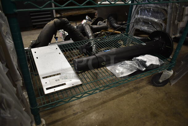 ALL ONE MONEY! Tier Lot of Various Items Including Metal Panel and Table Base Column - Image 2 of 5