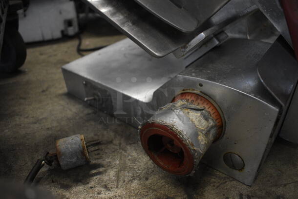 Fleetwood Stainless Steel Commercial Countertop Meat Slicer. 115 Volts, 1 Phase. 25x18x20. Tested and Working! - Image 7 of 10