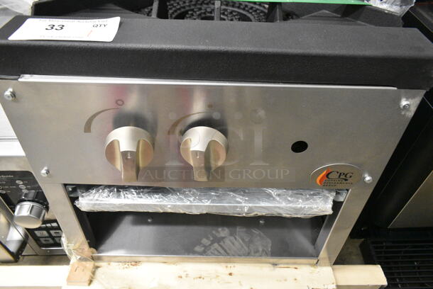 BRAND NEW SCRATCH AND DENT! Cooking Performance Group CPG 351CPGSP18N Stainless Steel Natural Gas Stock Pot Range. 80,000 BTU - Image 3 of 5