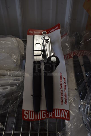 4 BRAND NEW! Swing-a-way Stainless Steel Can Openers. 8". 4 Times Your Bid!