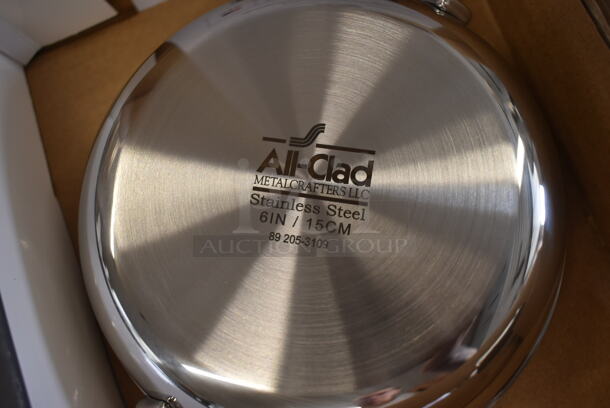 2 Boxes of 2 BRAND NEW! All-Clad Stainless Steel Pans w/ Handles. 2 Times Your Bid! - Image 5 of 5