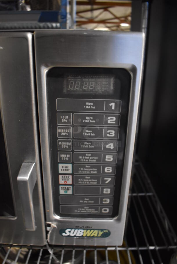 Amana RFS10SW2 Stainless Steel Commercial Countertop Microwave Oven. 120 Volts, 1 Phase. 21.5x19x15 - Image 4 of 7