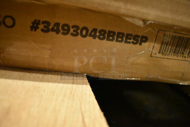 BRAND NEW SCRATCH AND DENT! Lancaster Table & Seating 3493048BBESP 30" x 48" Wood Butcher Block Table Top with Espresso Finish - Image 2 of 3