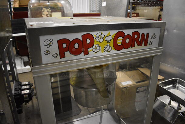 Gold Medal Model 2001ST Metal Commercial Countertop Popcorn Machine Merchandiser. 120 Volts, 1 Phase. 28x20.5x40.5. Cannot Test Due To Plug Style - Image 7 of 7