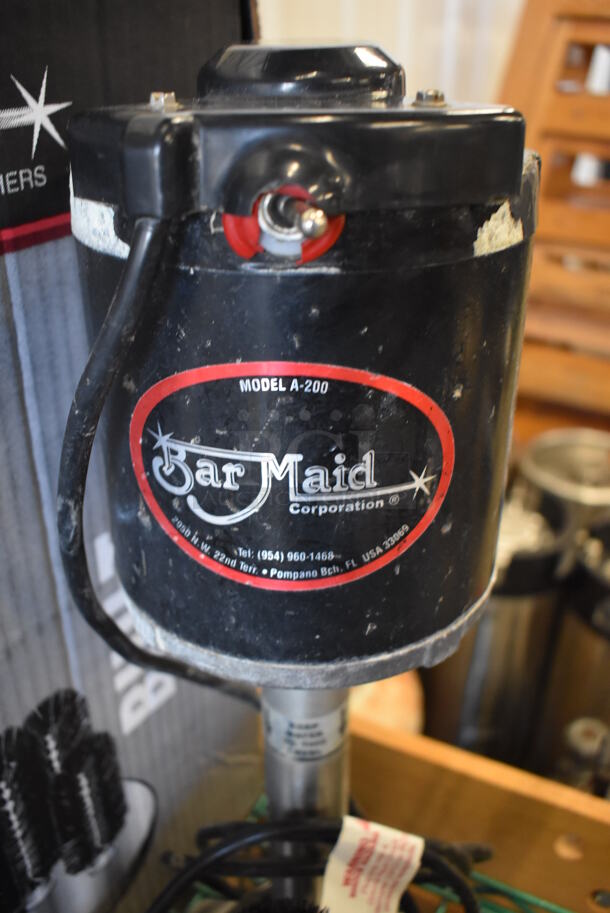 IN ORIGINAL BOX! Bar Maid A-200 Metal Commercial Glass Washer. 8x14x18. Tested and Working! - Image 6 of 6