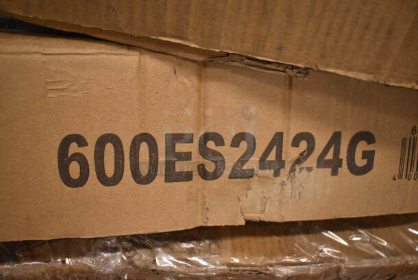 BRAND NEW SCRATCH AND DENT! Regency 600ES2424G 24" x 24" 16-Gauge Stainless Steel Equipment Stand with Galvanized Undershelf - Image 2 of 2