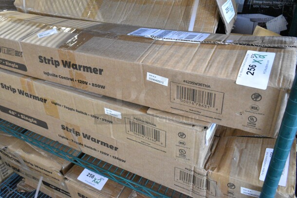 2 BRAND NEW SCRATCH AND DENT! Items Including ServIt 423SW36THA 36" Strip Warmer with Single Toggle Control  and ServIt 423SW36TLHA 36" Lighted Strip Warmer with Single Toggle Control. 120 Volts, 1 Phase. 2 Times Your Bid!  - Image 2 of 4