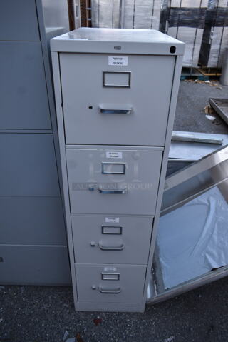 Hon Metal 4 Drawer Filing Cabinet.
