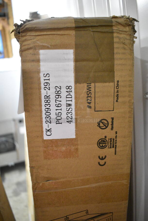 BRAND NEW SCRATCH AND DENT! ServIt 423SWID48 48" High Wattage Double Strip Warmer with Adjustable Infinite Controls and 3" Spacer. 120 Volts, 1 Phase.  - Image 3 of 3