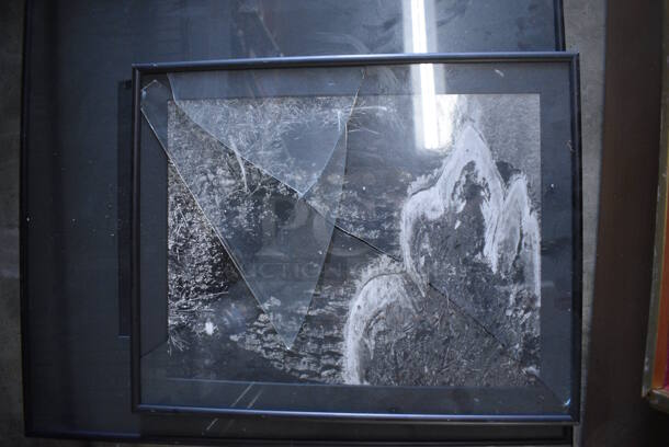 ALL ONE MONEY! Lot of 4 Various Items; Trophy and 3 Pictures. Includes 21.5x2x25.5 - Image 3 of 5